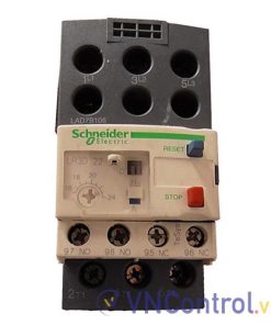 Rơ le nhiệt 3 cực - 10A SCHNEIDER LR3D22