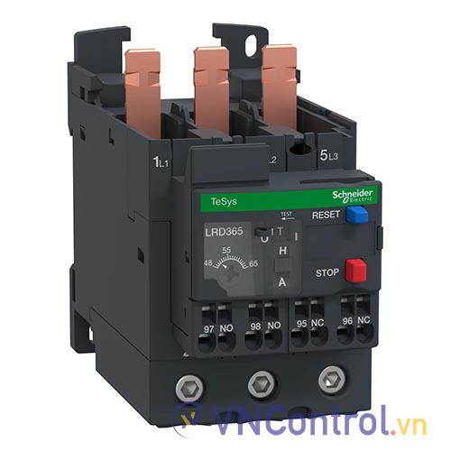 Rơ le nhiệt 3 cực - 10A SCHNEIDER LRD3653