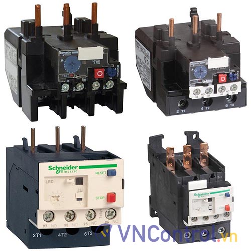 Rơ le nhiệt 3 cực - 10A SCHNEIDER LR3D340