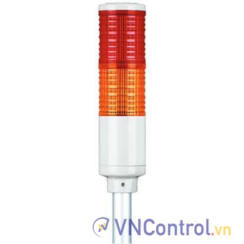 Đèn tháp QLIGHT ST45BF-BZ-2-24-RA 2 tầng 24VAC/DC có còi