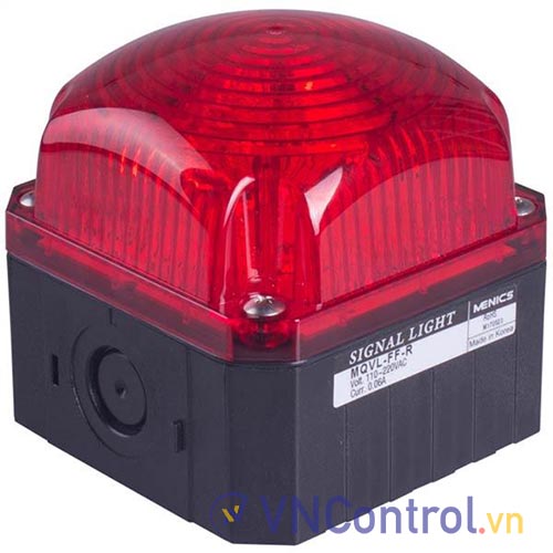 Đèn báo tín hiệu 90mm, loại nhiều màu sắc, gắn vào tường (Thấu kính đơn) AUTONICS MQVL-FF-R