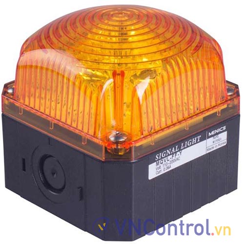 Đèn báo tín hiệu 90mm, loại nhiều màu sắc, gắn vào tường (Thấu kính đơn) AUTONICS MQVL-FF-Y