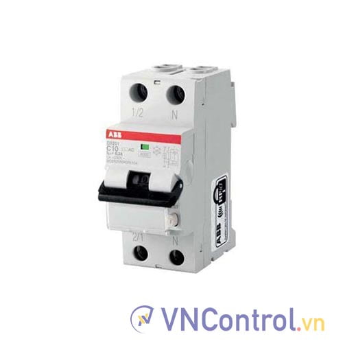 2CSR245080R1064 – CB chống giật ABB DS201 L 6A 30mA 4.5kA 1P+N