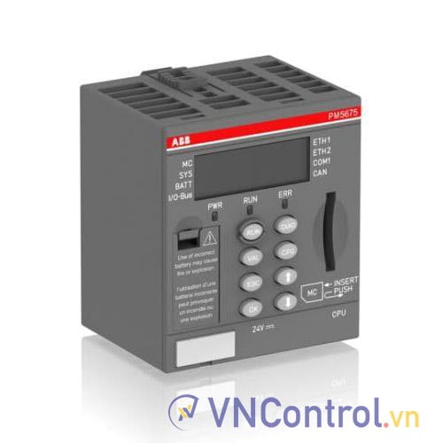 1SAP151500R0278 – Bộ lập trình PLC ABB PM5675-2ETH 160MB