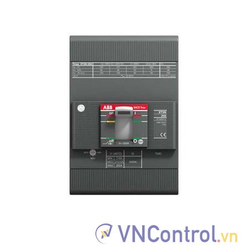 1SDA068218R1 – MCCB ABB XT3S 250 TMD 125-1250 3p F F