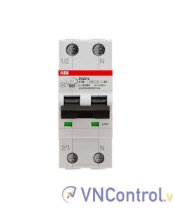 2CSR245080R1164 – CB chống giật ABB DS201 L 16A 30mA 4.5kA 1P+N