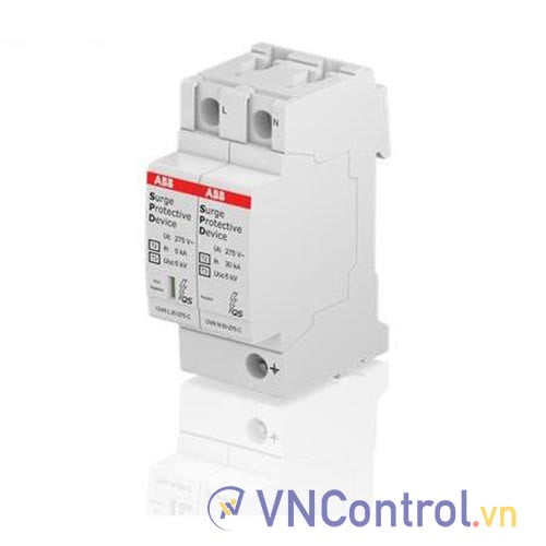 2CTB803972R1200 – CB chống sét ABB OVRT2-T3 1N20-275 P QS 1P+N 20kA