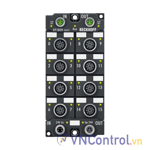 EtherCAT Box 16 kênh digital input 24VDC Beckhoff EP1809-0022