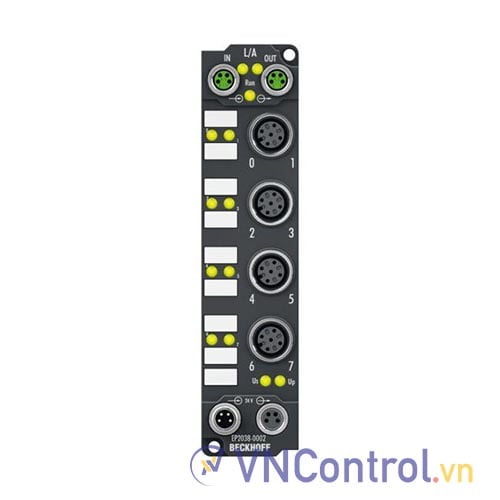 EtherCAT Box 8 kênh digital output 24VDC Beckhoff EP2038-0002