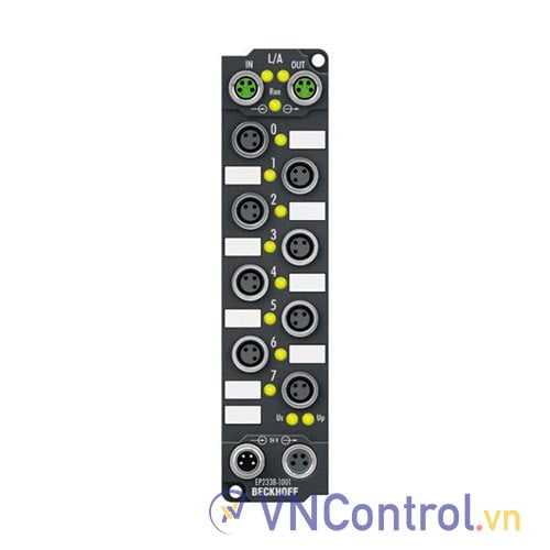 EtherCAT Box 8 kênh digital combi 24VDC Beckhoff EP2338-1001