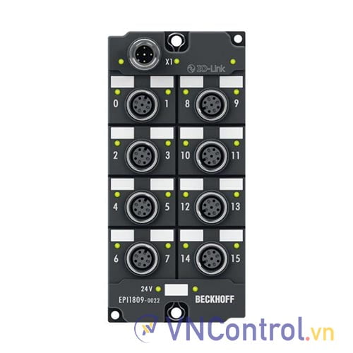 IO-Link box 16 kênh digital input 24VDC Beckhoff EPI1809-0022