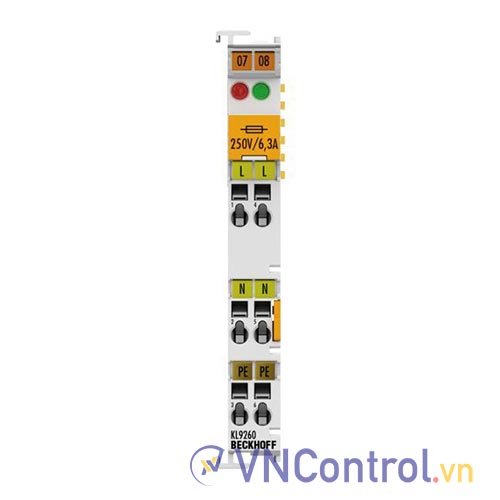 Thiết bị đầu cuối cấp nguồn 120-230VAC Beckhoff KL9260