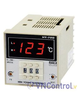 Bộ điều khiển nhiệt độ Hanyoung HY-72D-FKMNR-06 72x72mm