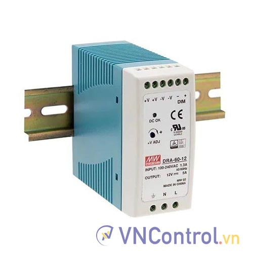 Bộ nguồn Meanwell DRA-60-12 (60W 12V 5A)