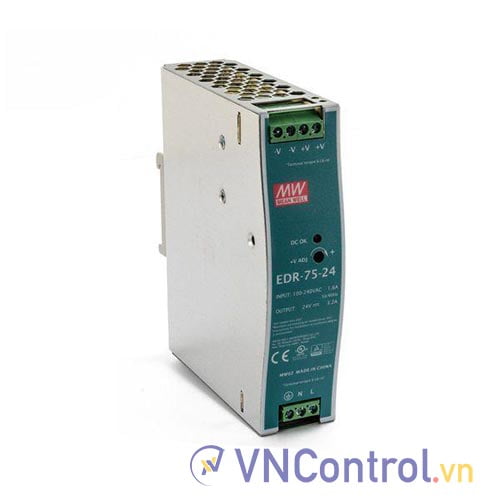 Bộ nguồn Meanwell EDR-75-24 (75W 24V 3.2A)