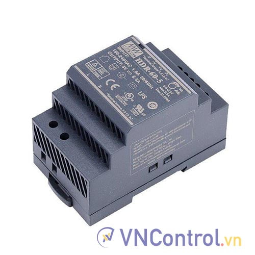 Bộ nguồn Meanwell HDR-60-5 (60W 5V 6.5A)