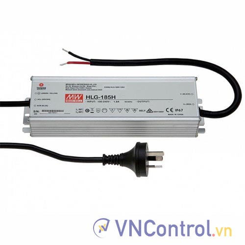 Bộ nguồn LED Meanwell HLG-185H-30A (185W 30V 6.2A)