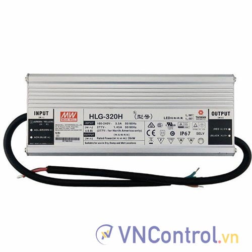 Bộ nguồn LED Meanwell HLG-320H-30AB (320W 30V 10.7A)