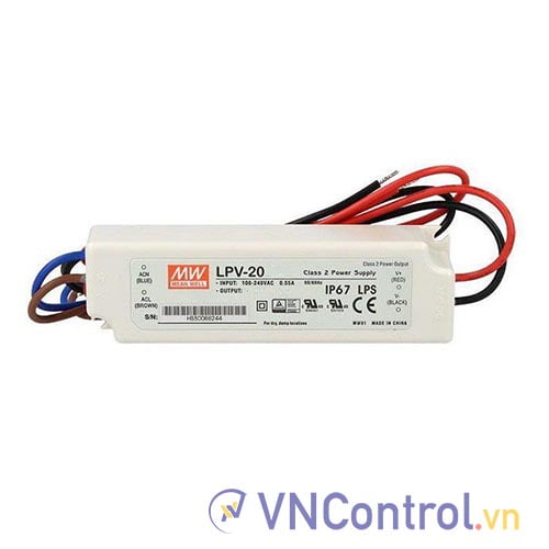 Bộ nguồn LED Meanwell LPV-20-5 (5V 20W 3A)