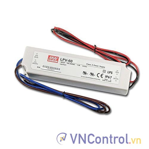 Bộ nguồn LED Meanwell LPV-60-24 (24V 60W 2.5A)