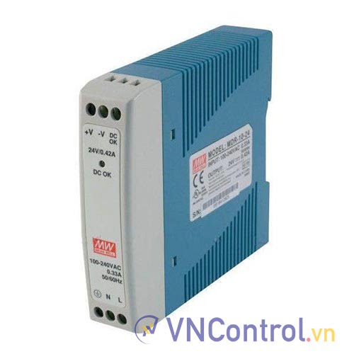 Bộ nguồn Meanwell MDR-10-24 (10W 24V 0.42A)