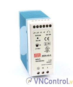 Bộ nguồn Meanwell MDR-40-5 (40W 5V 6A)