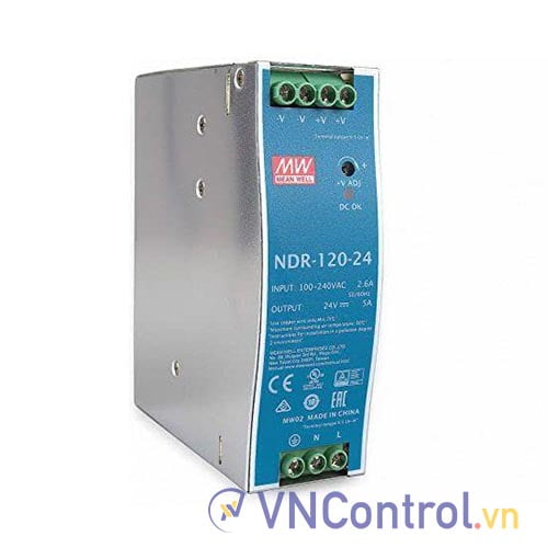 Bộ nguồn Meanwell NDR-120-24 (120W 24V 5A)