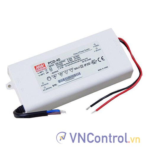 Bộ nguồn LED Meanwell PCD-40-1400B (40W 17-29V 1400mA)