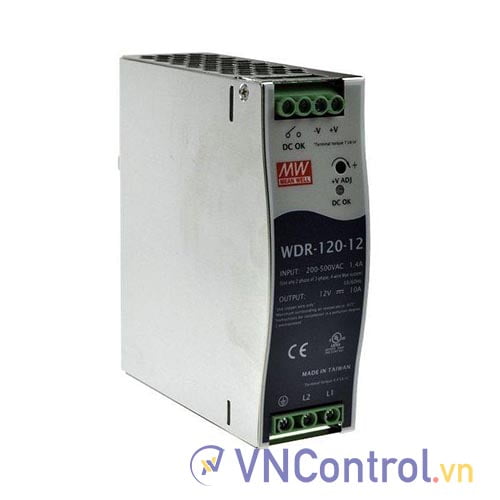Bộ nguồn Meanwell WDR-120-12 (120W 12V 10A)