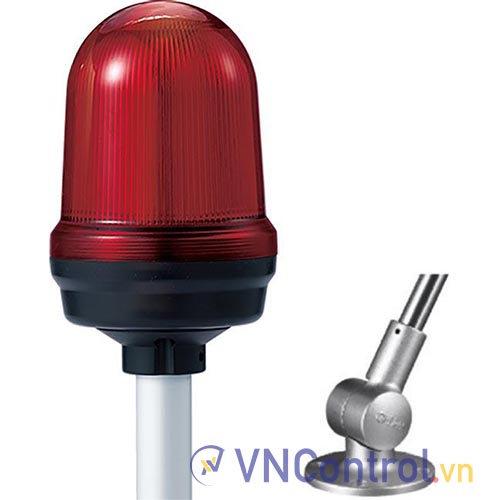 Đèn tín hiệu bóng LED Ø100mm QLIGHT Q100LP-BZ-12/24-R-SL24