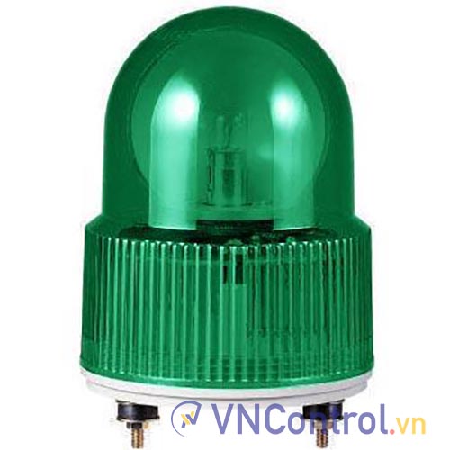 Đèn xoay cảnh báo QLIGHT S125R-12-G 12VDC D125 màu xanh lá