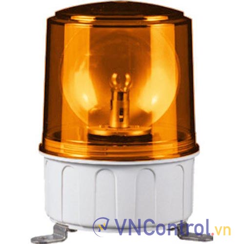 Đèn xoay cảnh báo QLIGHT S150U-FT-BZ-220-A 220VAC D150 có còi màu hổ phách