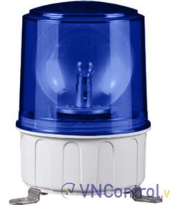 Đèn xoay cảnh báo QLIGHT S150U-FT-BZ-110-B 110VAC D150 có còi màu xanh