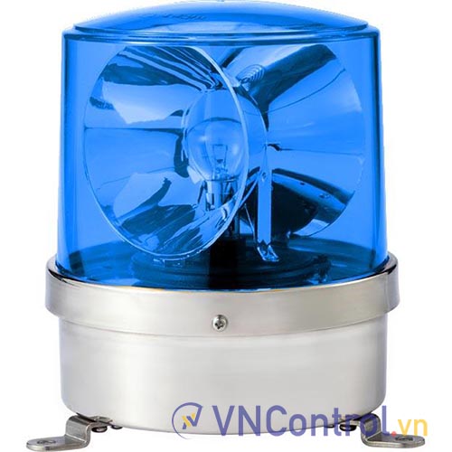 Đèn xoay cảnh báo QLIGHT S180R-FT-24-B 24VDC D180 màu xanh