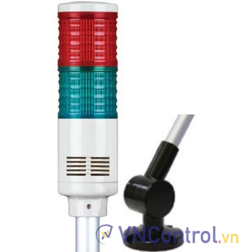 Đèn tháp QLIGHT ST45L-BZ-2-24-RG-QL18 2 tầng 24VAC/DC có còi