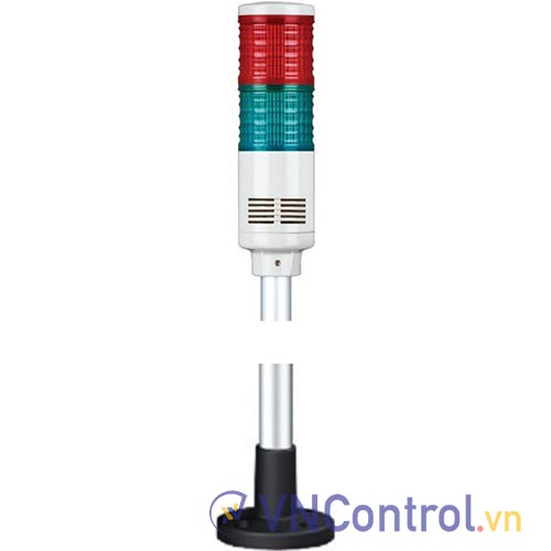 Đèn tháp QLIGHT ST45LF-BZ-2-12-RG-QZ18 2 tầng 12VAC/DC có còi