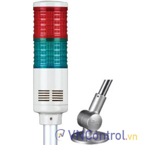 Đèn tháp QLIGHT ST45LF-WM-2-24-RG-SL18 2 tầng 24VAC/DC đa âm