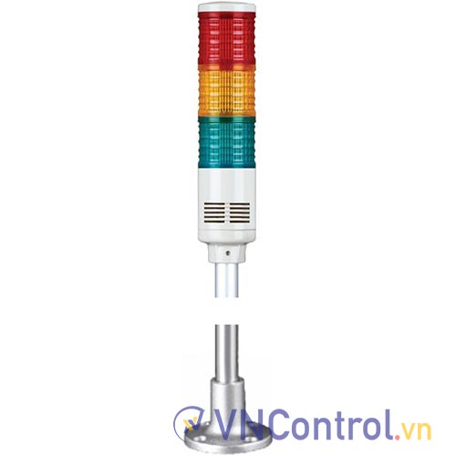 Đèn tháp QLIGHT ST45L-BZ-3-12-RAG-SZ18 3 tầng 12VAC/DC có còi