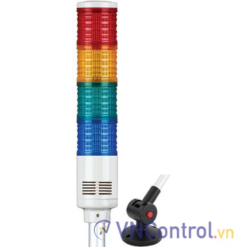 Đèn tháp QLIGHT ST45LF-WS-4-220-RAGB-QLA18 4 tầng 220VAC đa âm