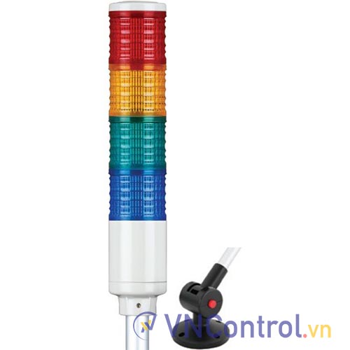 Đèn tháp QLIGHT ST45L-4-24-RAGB-QLA18 4 tầng 24VAC/DC D45