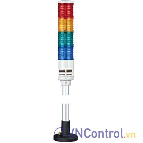 Đèn tháp QLIGHT ST45LF-WS-4-24-RAGB-QZ18 4 tầng 24VAC/DC đa âm