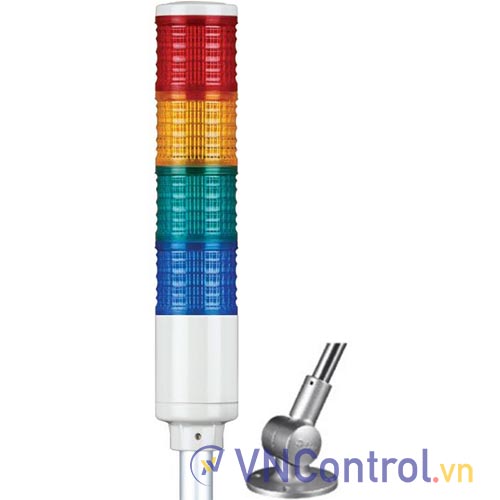 Đèn tháp QLIGHT ST45L-4-24-RAGB-SL18 4 tầng 24VAC/DC D45