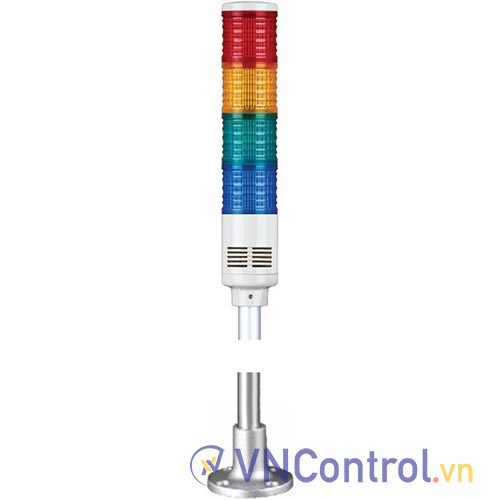 Đèn tháp QLIGHT ST45LF-BZ-4-24-RAGB-SZ18 4 tầng 24VAC/DC có còi