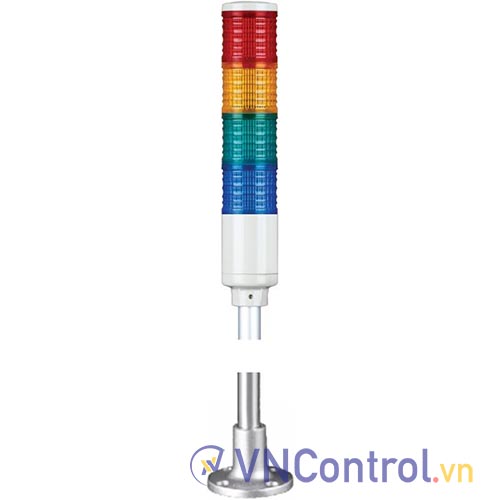 Đèn tháp QLIGHT ST45LF-4-12-RAGB-SZ18 4 tầng 12VAC/DC D45
