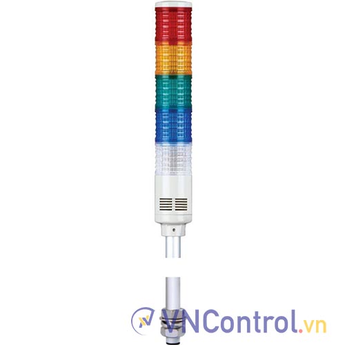 Đèn tháp QLIGHT ST45LF-BZ-5-24-RAGBW 5 tầng 24V có còi