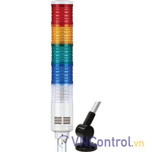 Đèn tháp QLIGHT ST45L-BZ-5-220-RAGBW-QL18 5 tầng 220VAC có còi
