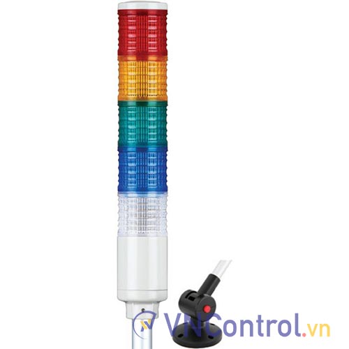 Đèn tháp QLIGHT ST45LF-5-24-RAGBW-QLA18 5 tầng 24VAC/DC D45