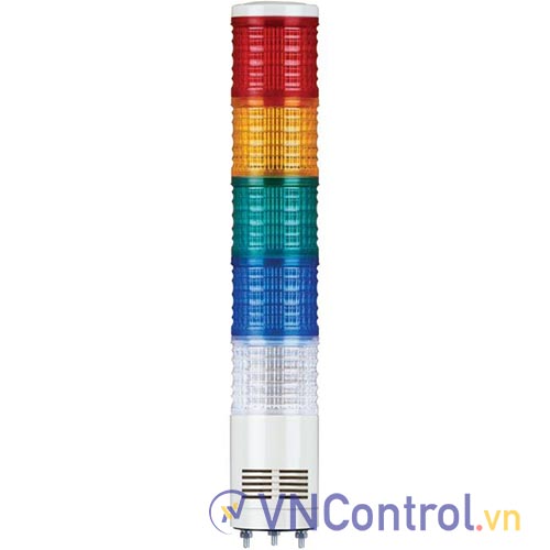 Đèn tháp QLIGHT ST45MLF-WS-5-12-RAGBW 5 tầng 12V đa âm