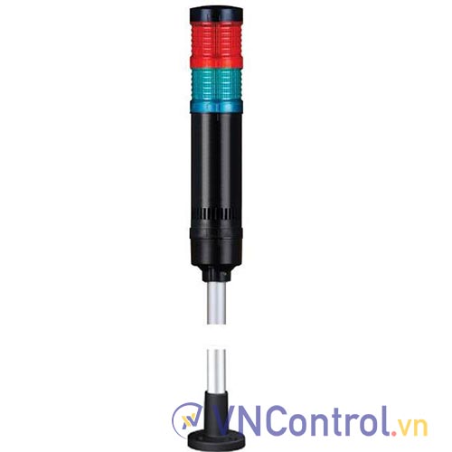 Đèn tháp QLIGHT QT50LF-WS-2-12-RG-QZ18 2 tầng 12VDC đa âm