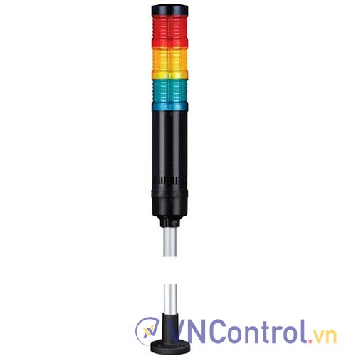 Đèn tháp QLIGHT QT50LF-WM-3-12-RAG-QZ18 3 tầng 12VDC đa âm